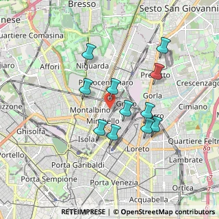 Mappa Via Privata Umberto Fracchia, 20125 Milano MI, Italia (1.53545)