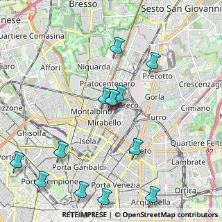 Mappa Via Privata Umberto Fracchia, 20125 Milano MI, Italia (2.32231)