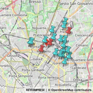 Mappa Via Privata Umberto Fracchia, 20125 Milano MI, Italia (1.513)
