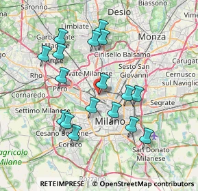 Mappa Via Giovanni Arrivabene, 20158 Milano MI, Italia (7.09)