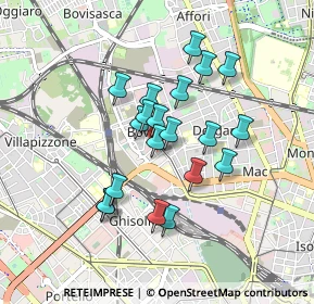 Mappa Via Giovanni Arrivabene, 20158 Milano MI, Italia (0.715)