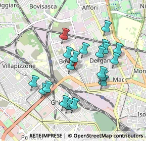 Mappa Via Giovanni Arrivabene, 20158 Milano MI, Italia (0.842)