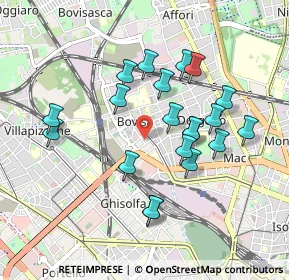 Mappa Via Giovanni Arrivabene, 20158 Milano MI, Italia (0.8545)