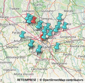 Mappa Via Giovanni Arrivabene, 20158 Milano MI, Italia (11.22)
