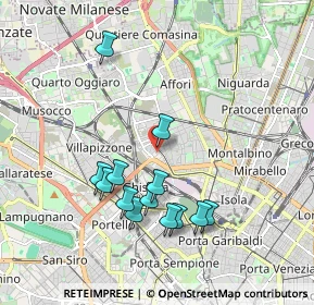 Mappa Via Giovanni Arrivabene, 20158 Milano MI, Italia (1.80923)