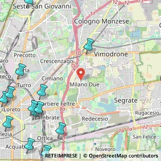 Mappa Via Fratelli Cervi, 20090 Segrate MI, Italia (3.67231)