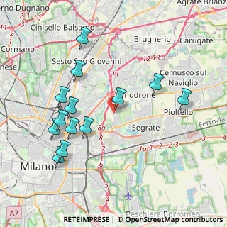 Mappa Via Fratelli Cervi, 20090 Segrate MI, Italia (4.11846)