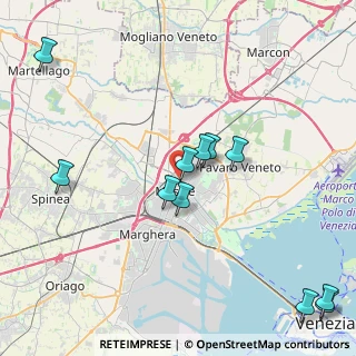 Mappa Via Giovanni da Verrazzano, 30174 Venezia VE, Italia (4.69273)
