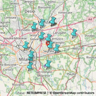 Mappa Piazza Sant'Ambrogio, 20090 Segrate MI, Italia (6.75267)