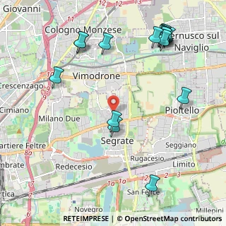 Mappa Piazza Sant'Ambrogio, 20090 Segrate MI, Italia (2.61063)