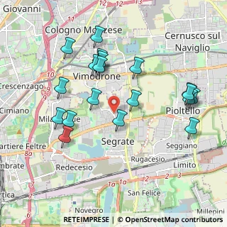 Mappa Piazza Sant'Ambrogio, 20090 Segrate MI, Italia (1.9925)