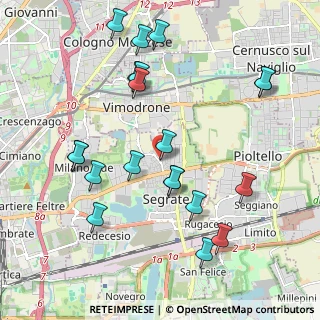 Mappa Piazza Sant'Ambrogio, 20090 Segrate MI, Italia (2.206)