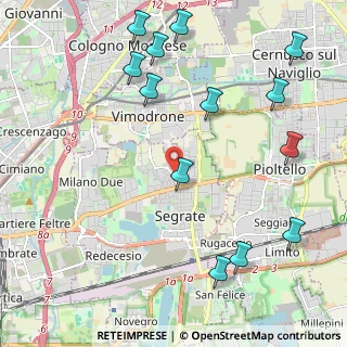 Mappa Piazza Sant'Ambrogio, 20090 Segrate MI, Italia (2.64)