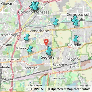 Mappa Piazza Sant'Ambrogio, 20090 Segrate MI, Italia (2.65643)