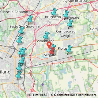 Mappa Piazza Sant'Ambrogio, 20090 Segrate MI, Italia (4.726)