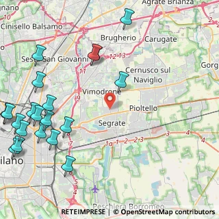 Mappa Piazza Sant'Ambrogio, 20090 Segrate MI, Italia (6.099)