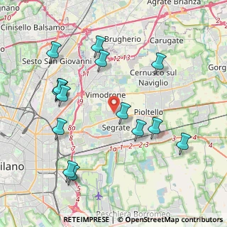 Mappa Piazza Sant'Ambrogio, 20090 Segrate MI, Italia (4.39933)
