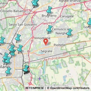 Mappa Piazza Sant'Ambrogio, 20090 Segrate MI, Italia (6.9135)