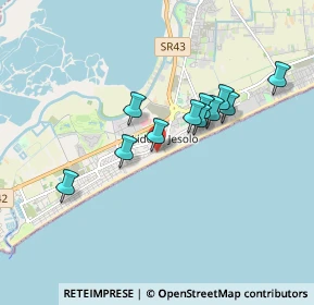 Mappa Piazzetta Casa Bianca, 30016 Lido di Jesolo VE, Italia (1.43091)