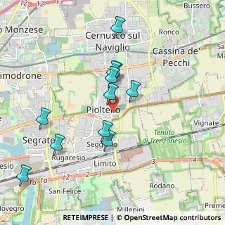 Mappa Via Don Giuseppe, 20096 Pioltello MI, Italia (1.81545)