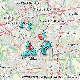 Mappa Via R. Birolli, 20125 Milano MI, Italia (3.56643)