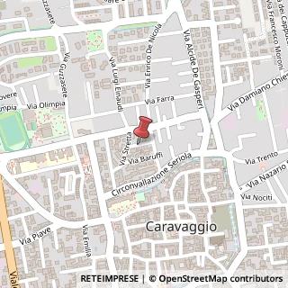 Mappa Via Soliveri Rustico, 3, 24043 Caravaggio, Bergamo (Lombardia)