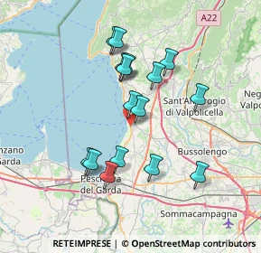 Mappa Via Sentieri, 37017 Lazise VR, Italia (6.41375)