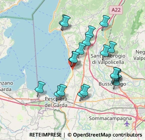 Mappa Via Sentieri, 37017 Lazise VR, Italia (7.02947)