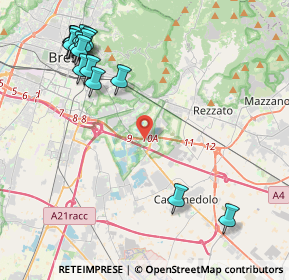 Mappa 25129 Brescia BS, Italia (5.20133)