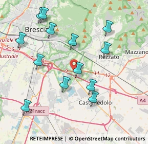 Mappa 25129 Brescia BS, Italia (4.21077)