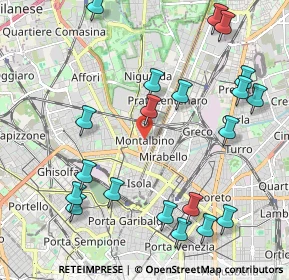 Mappa Via Luigi Biraghi, 20159 Milano MI, Italia (2.474)