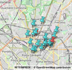 Mappa Via Luigi Biraghi, 20159 Milano MI, Italia (1.4945)