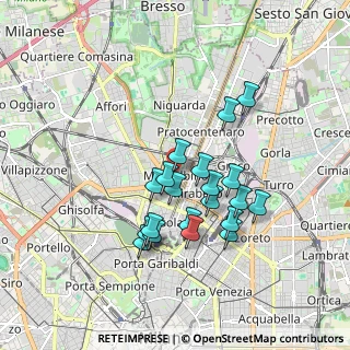 Mappa Via Luigi Biraghi, 20159 Milano MI, Italia (1.525)