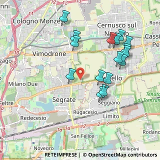 Mappa Via Caboto, 20054 Segrate MI, Italia (2.02563)