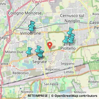 Mappa Via Caboto, 20054 Segrate MI, Italia (1.77)
