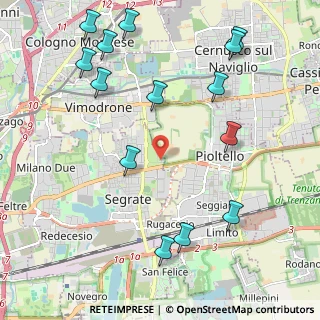 Mappa Via Caboto, 20054 Segrate MI, Italia (2.59857)