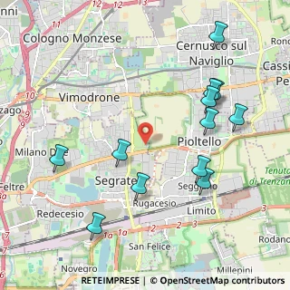 Mappa Via Caboto, 20054 Segrate MI, Italia (2.26833)