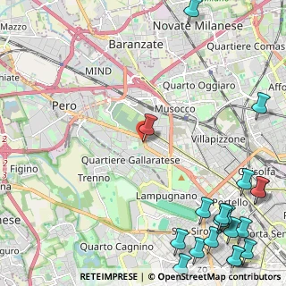 Mappa Via Luigi Rizzo, 20151 Milano MI, Italia (3.717)