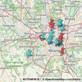 Mappa Via Luigi Rizzo, 20151 Milano MI, Italia (6.63882)