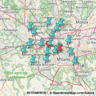 Mappa Via Luigi Rizzo, 20151 Milano MI, Italia (6.05158)