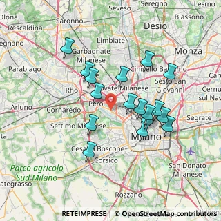 Mappa Via Luigi Rizzo, 20151 Milano MI, Italia (6.45529)