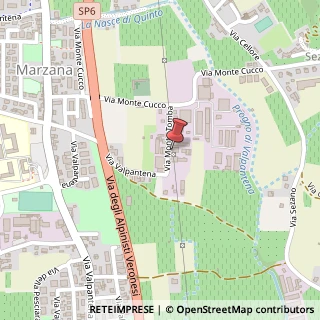 Mappa Via Monte Tomba, 11, 37142 Verona, Verona (Veneto)