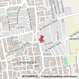 Mappa Circonvallazione Specchio, 14, 24043 Caravaggio, Bergamo (Lombardia)