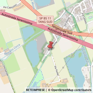 Mappa Via Ponte, 38, 25134 Brescia, Brescia (Lombardia)