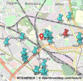 Mappa Via Colico, 20158 Milano MI, Italia (1.1715)