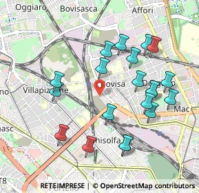 Mappa Via Colico, 20158 Milano MI, Italia (0.984)