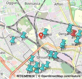 Mappa Via Colico, 20158 Milano MI, Italia (1.351)