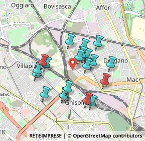 Mappa Via Colico, 20158 Milano MI, Italia (0.7535)