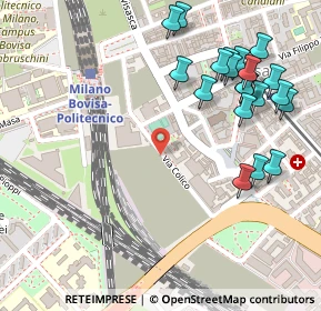 Mappa Via Colico, 20158 Milano MI, Italia (0.304)