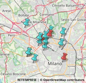 Mappa Via Colico, 20158 Milano MI, Italia (2.54214)
